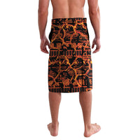 Polynesia Lava Monster Cosplay Lavalava Fiery Glowing Volcano Crack Pattern