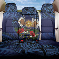 Samoa Manuia Le Kerisimasi Back Car Seat Cover Jesus Hands Bethlehem Star Hibiscus DT05 One Size Navy - Polynesian Pride
