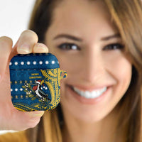 Nauru Christmas AirPods Case Frigatebird Bird Santa Tribal Waves - Polynesian Pride