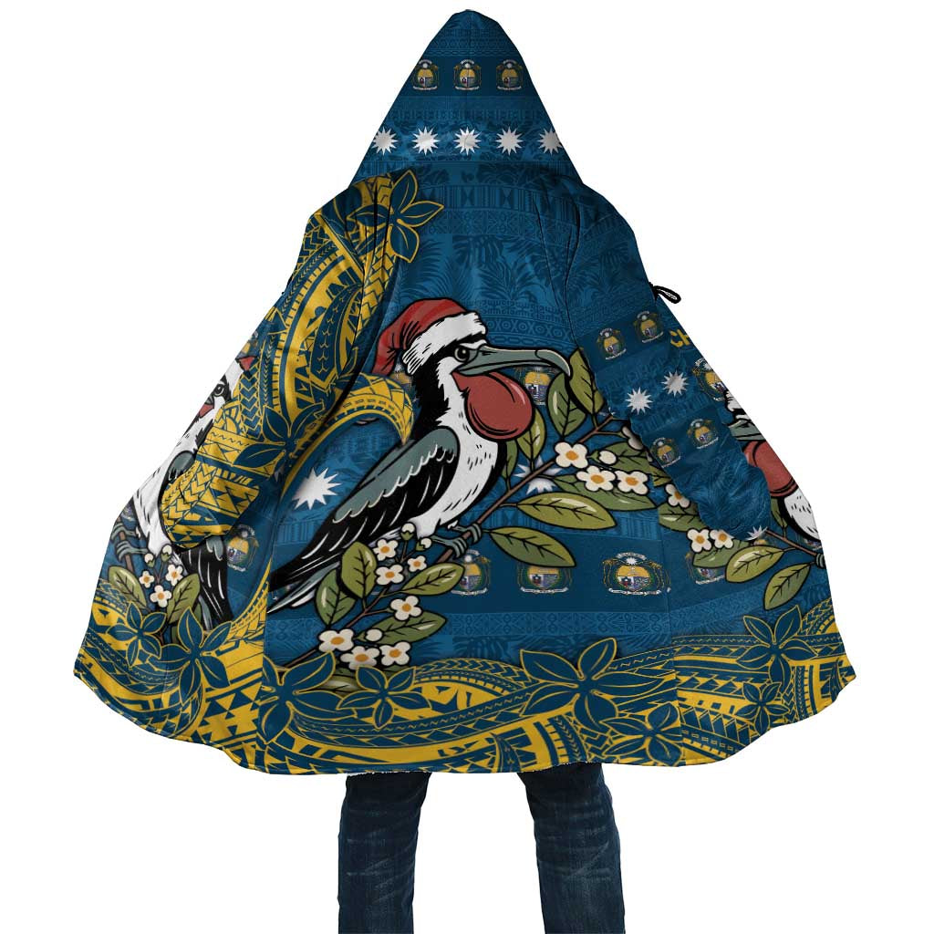 Nauru Christmas Cloak Frigatebird Bird Santa Tribal Waves - Polynesian Pride