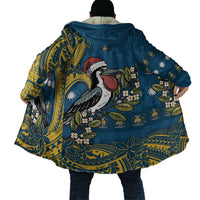 Nauru Christmas Cloak Frigatebird Bird Santa Tribal Waves - Polynesian Pride