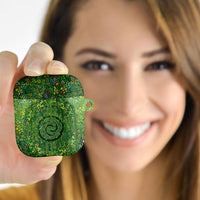 Polynesia Mother Nature AirPods Case Glowing Heart Spiral Tropical Vine Floral
