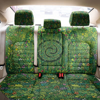 Polynesia Mother Nature Back Car Seat Cover Glowing Heart Spiral Tropical Vine Floral