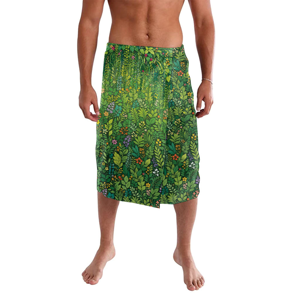 Polynesia Mother Nature Lavalava Glowing Heart Spiral Tropical Vine Floral