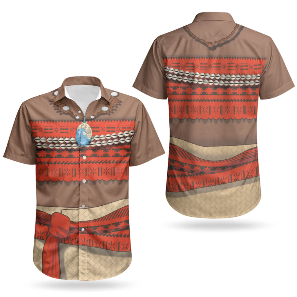 Polynesia Ocean Princess Inspired Cosplay Costume Couples Matching Mermaid Dress and Hawaiian Shirt