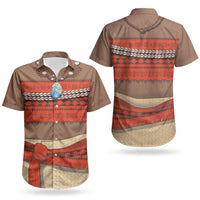 Polynesia Ocean Princess Inspired Cosplay Costume Couples Matching Short Sleeve Bodycon Dress and Hawaiian Shirt