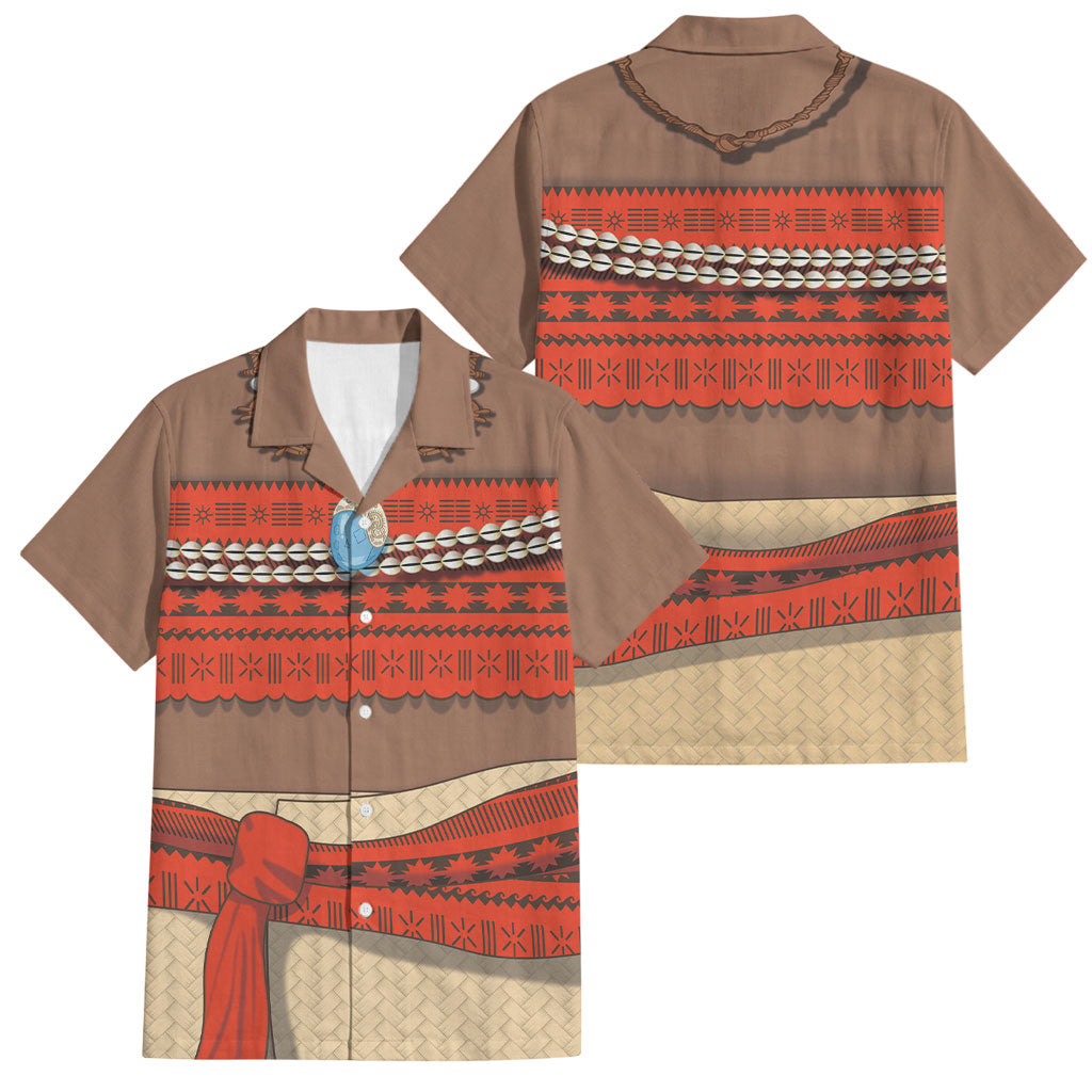 Polynesia Ocean Princess Inspired Cosplay Costume Family Matching Puletasi and Hawaiian Shirt