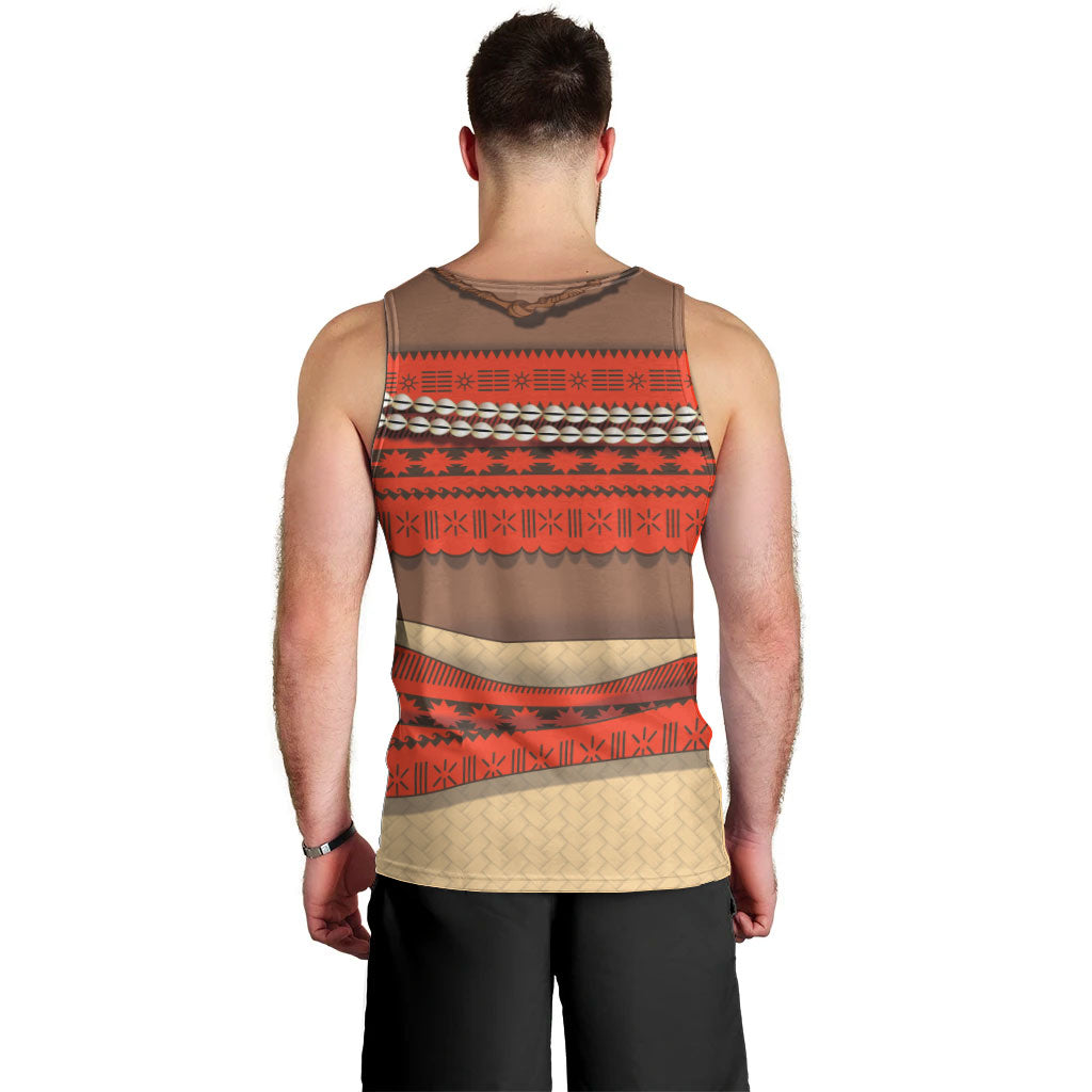 Polynesia Ocean Princess Inspired Cosplay Costume Men Tank Top