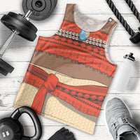 Polynesia Ocean Princess Inspired Cosplay Costume Men Tank Top