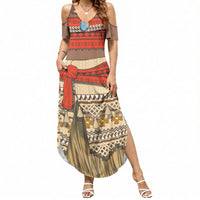 Polynesia Ocean Princess Inspired Cosplay Costume Summer Maxi Dress