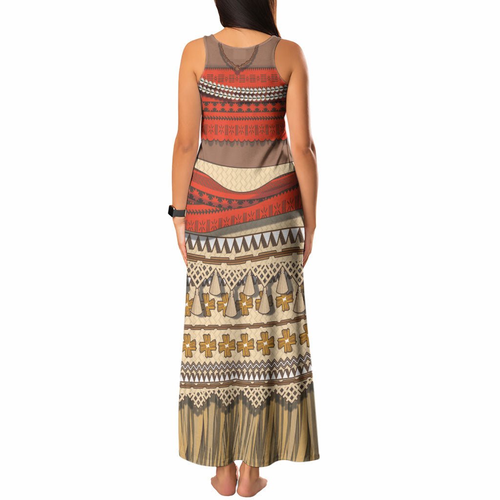 Polynesia Ocean Princess Inspired Cosplay Costume Tank Maxi Dress