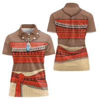 Polynesia Ocean Princess Inspired Cosplay Costume Women Polo Shirt