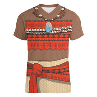 Polynesia Ocean Princess Inspired Cosplay Costume Women V-Neck T-Shirt