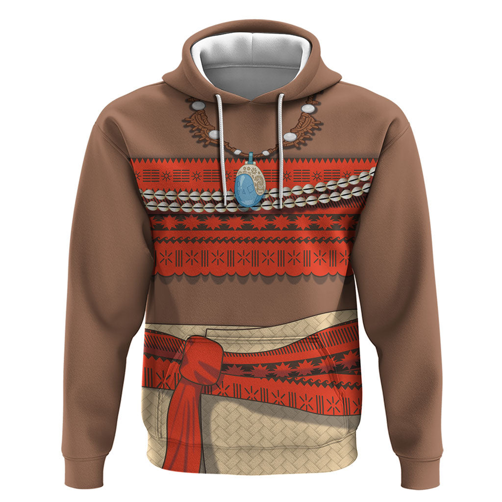 Polynesia Ocean Princess Inspired Cosplay Costume Zip Hoodie
