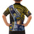 Personalised Tokelau Family Matching Tank Maxi Dress and Hawaiian Shirt National Badge Waves Style