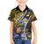Personalised Tokelau Family Matching Tank Maxi Dress and Hawaiian Shirt National Badge Waves Style