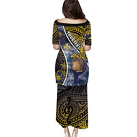 Personalised Tokelau Puletasi National Badge Waves Style