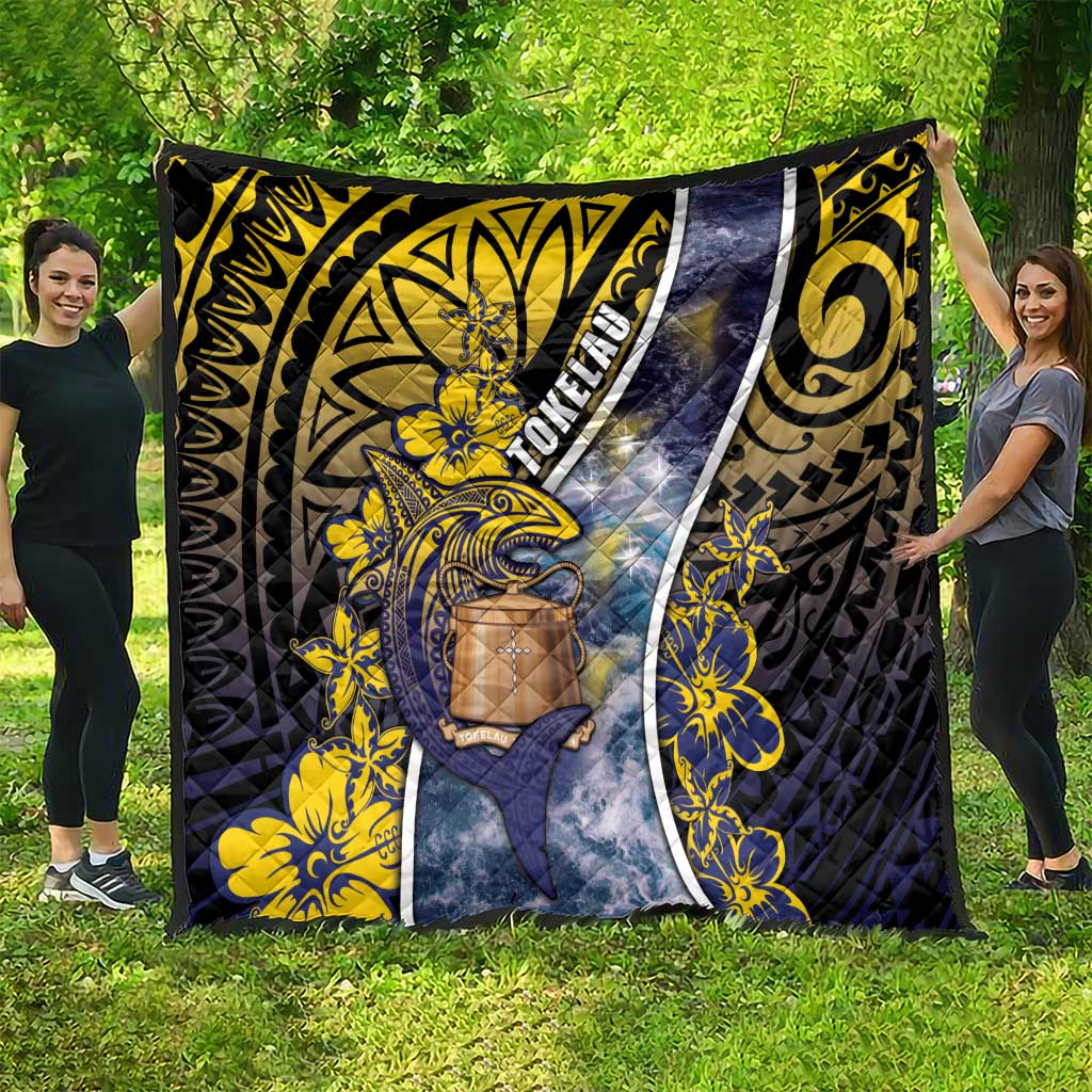 Tokelau Quilt National Badge Waves Style