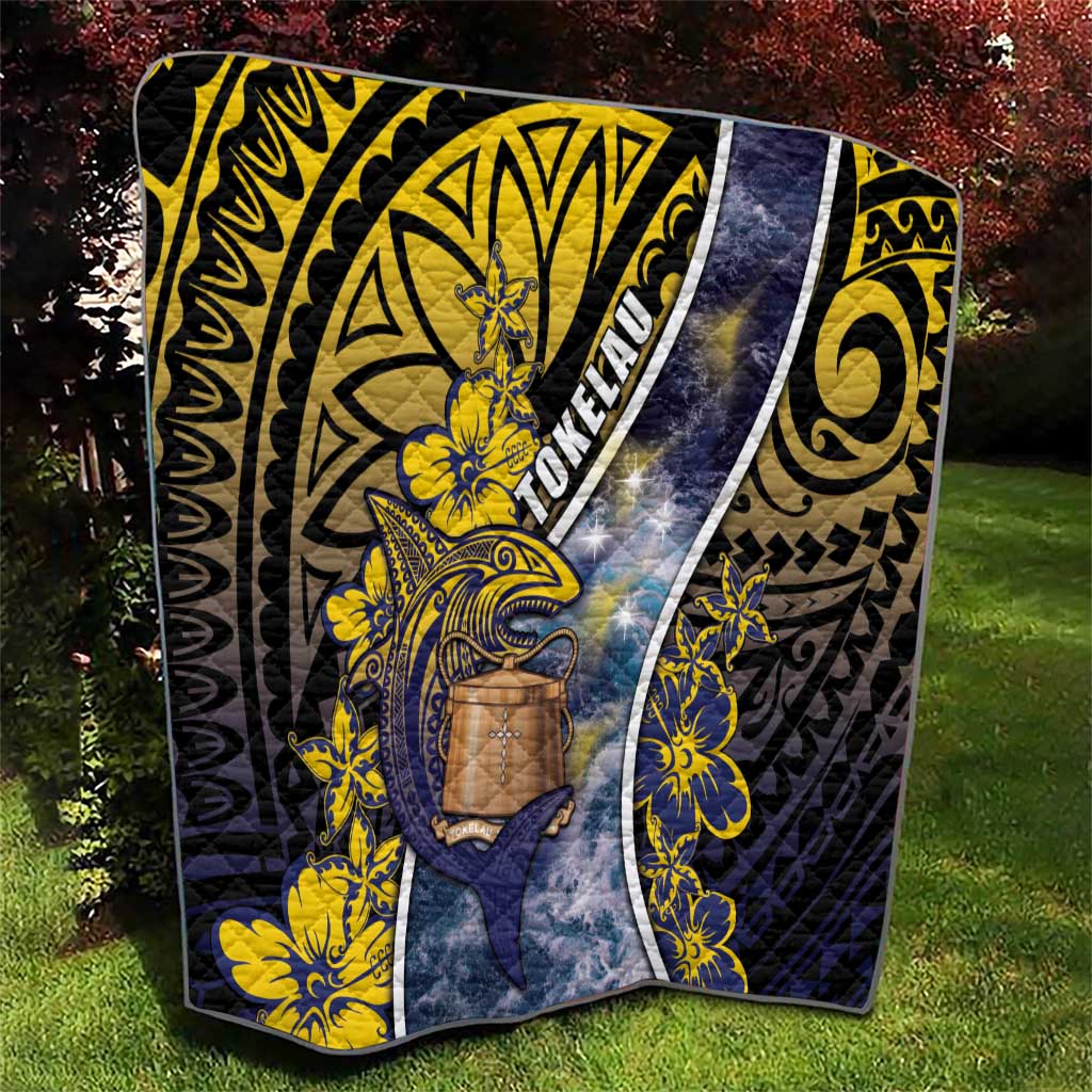 Tokelau Quilt National Badge Waves Style