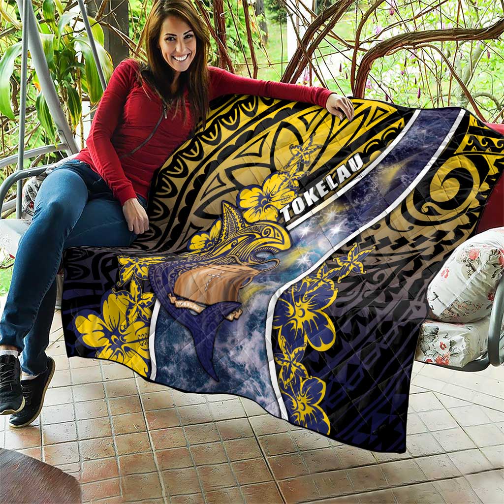 Tokelau Quilt National Badge Waves Style