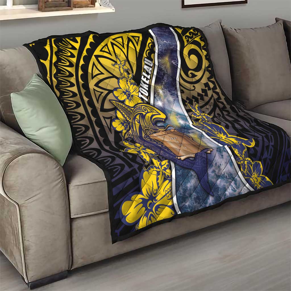 Tokelau Quilt National Badge Waves Style