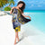 Tokelau Sarong National Badge Waves Style