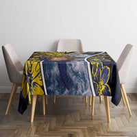 Tokelau Tablecloth National Badge Waves Style