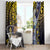 Tokelau Window Curtain National Badge Waves Style