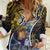 Personalised Tokelau Women Casual Shirt National Badge Waves Style