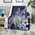 Pitcairn Islands Blanket Coat Of Arms Waves Style