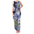 Personalised Pitcairn Islands Family Matching Tank Maxi Dress and Hawaiian Shirt Coat Of Arms Waves Style