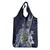 Pitcairn Islands Grocery Bag Coat Of Arms Waves Style