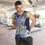 Personalised Pitcairn Islands Men Tank Top Coat Of Arms Waves Style