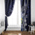 Pitcairn Islands Window Curtain Coat Of Arms Waves Style
