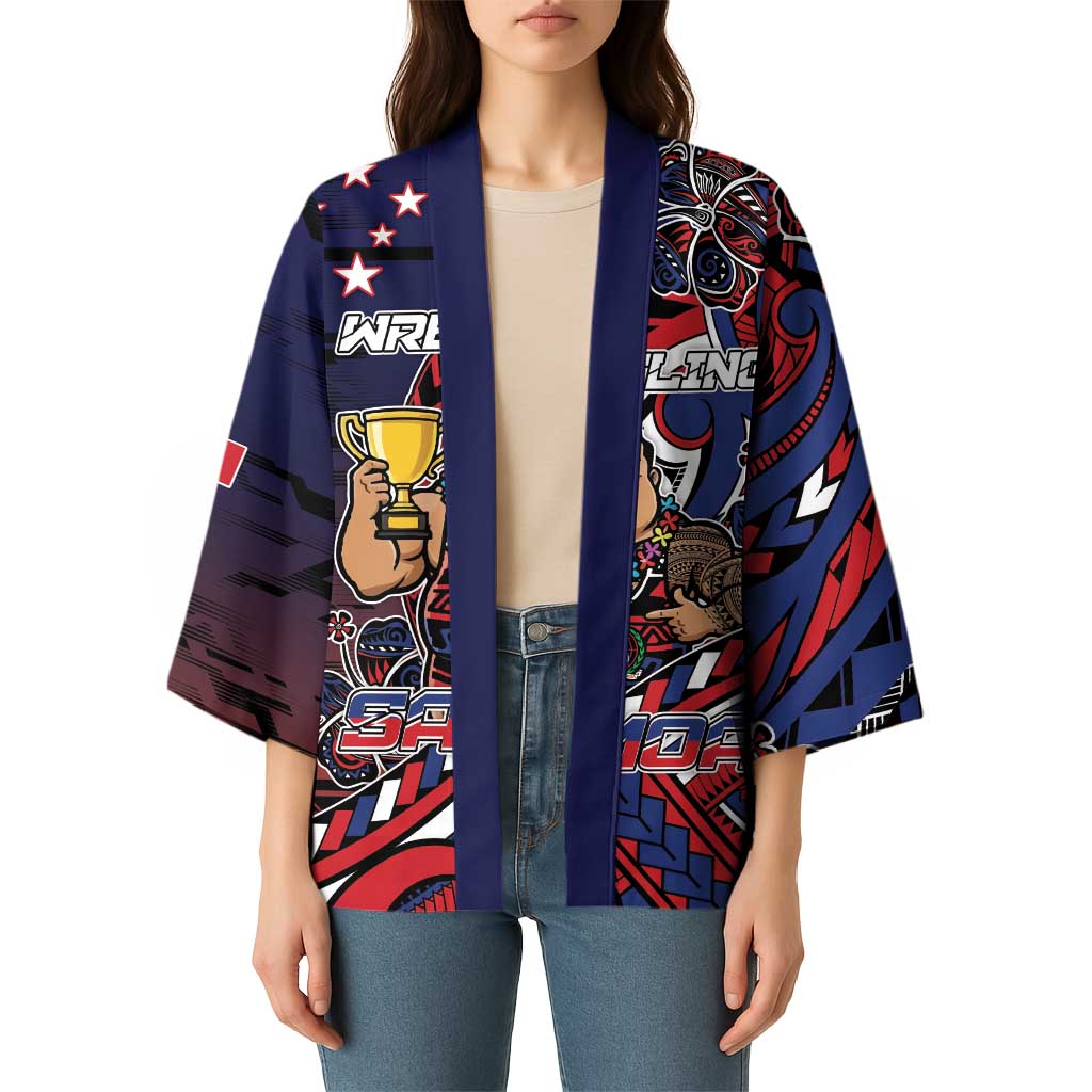 Personalised Samoa Wrestling Kimono Polynesian Warrior Funny Style - Polynesian Pride