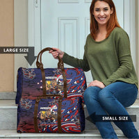 Samoa Wrestling Travel Bag Polynesian Warrior Funny Style - Polynesian Pride