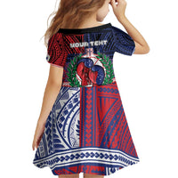 Personalised Samoa Boxing Family Matching Mermaid Dress and Hawaiian Shirt Samoan Boxer Funny Style - Polynesian Pride