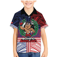 Personalised Samoa Boxing Family Matching Mermaid Dress and Hawaiian Shirt Samoan Boxer Funny Style - Polynesian Pride