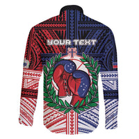 Personalised Samoa Boxing Family Matching Puletasi and Hawaiian Shirt Samoan Boxer Funny Style - Polynesian Pride