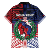 Personalised Samoa Boxing Family Matching Short Sleeve Bodycon Dress and Hawaiian Shirt Samoan Boxer Funny Style DT05 - Polynesian Pride