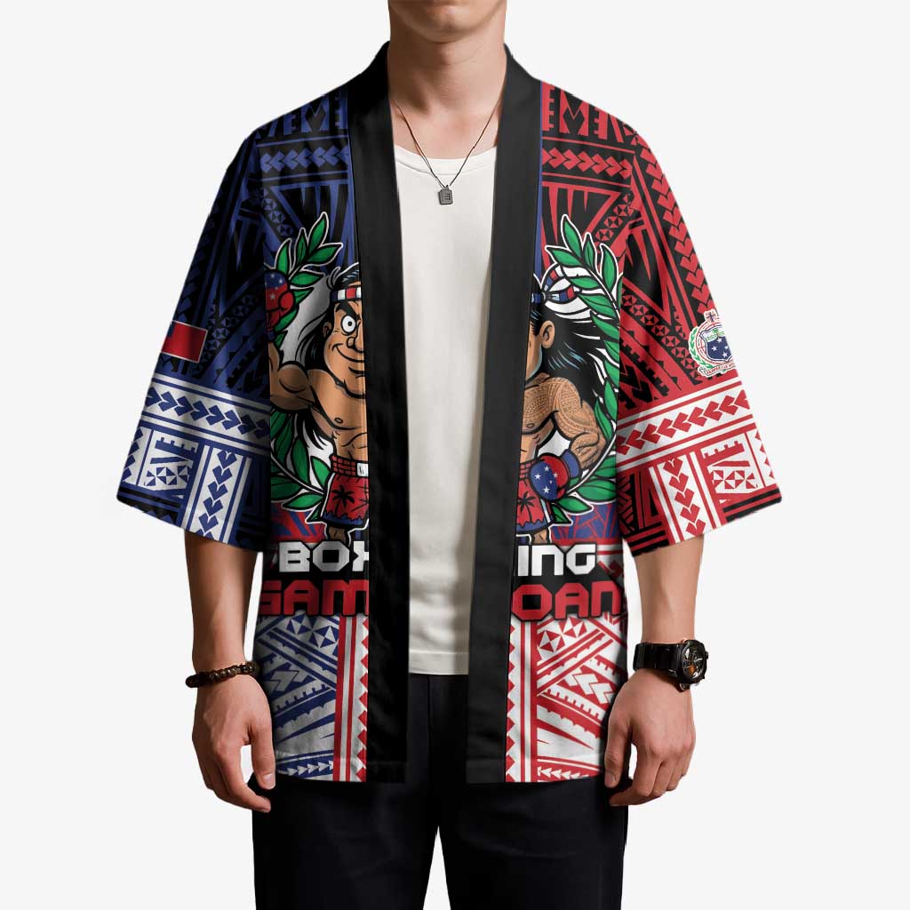 Personalised Samoa Boxing Kimono Samoan Boxer Funny Style - Polynesian Pride