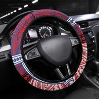 Samoa Boxing Steering Wheel Cover Samoan Boxer Funny Style - Polynesian Pride