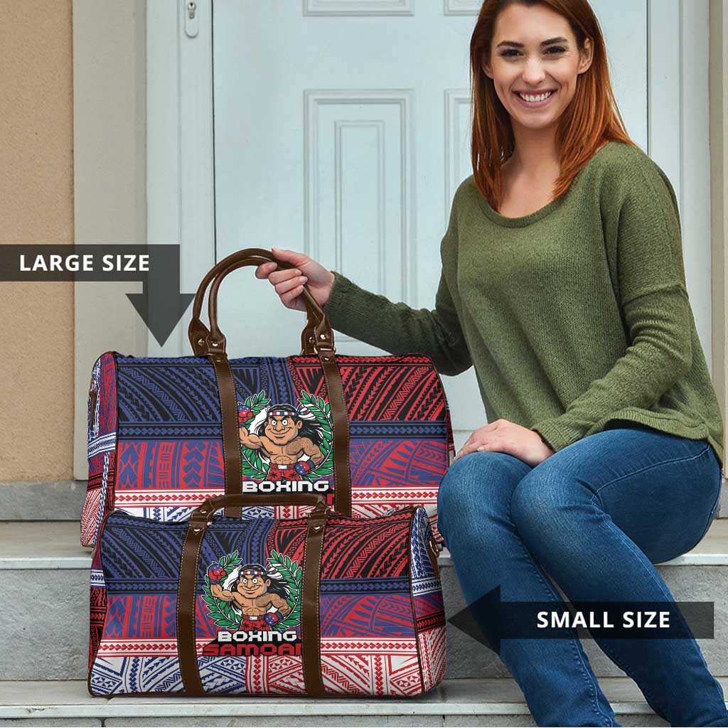 Samoa Boxing Travel Bag Samoan Boxer Funny Style - Polynesian Pride