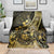 Niue Blanket Niuean Crab Waves Style