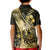 Personalised Niue Kid Polo Shirt Niuean Crab Waves Style