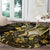 Niue Round Carpet Niuean Crab Waves Style