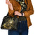 Niue Shoulder Handbag Niuean Crab Waves Style