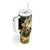 Personalised Niue Tumbler With Handle Niuean Crab Waves Style