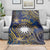 Nauru Blanket Hibiscus Polynesian Tribal Pattern