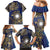 Personalised Nauru Family Matching Mermaid Dress and Hawaiian Shirt Hibiscus Polynesian Tribal Pattern